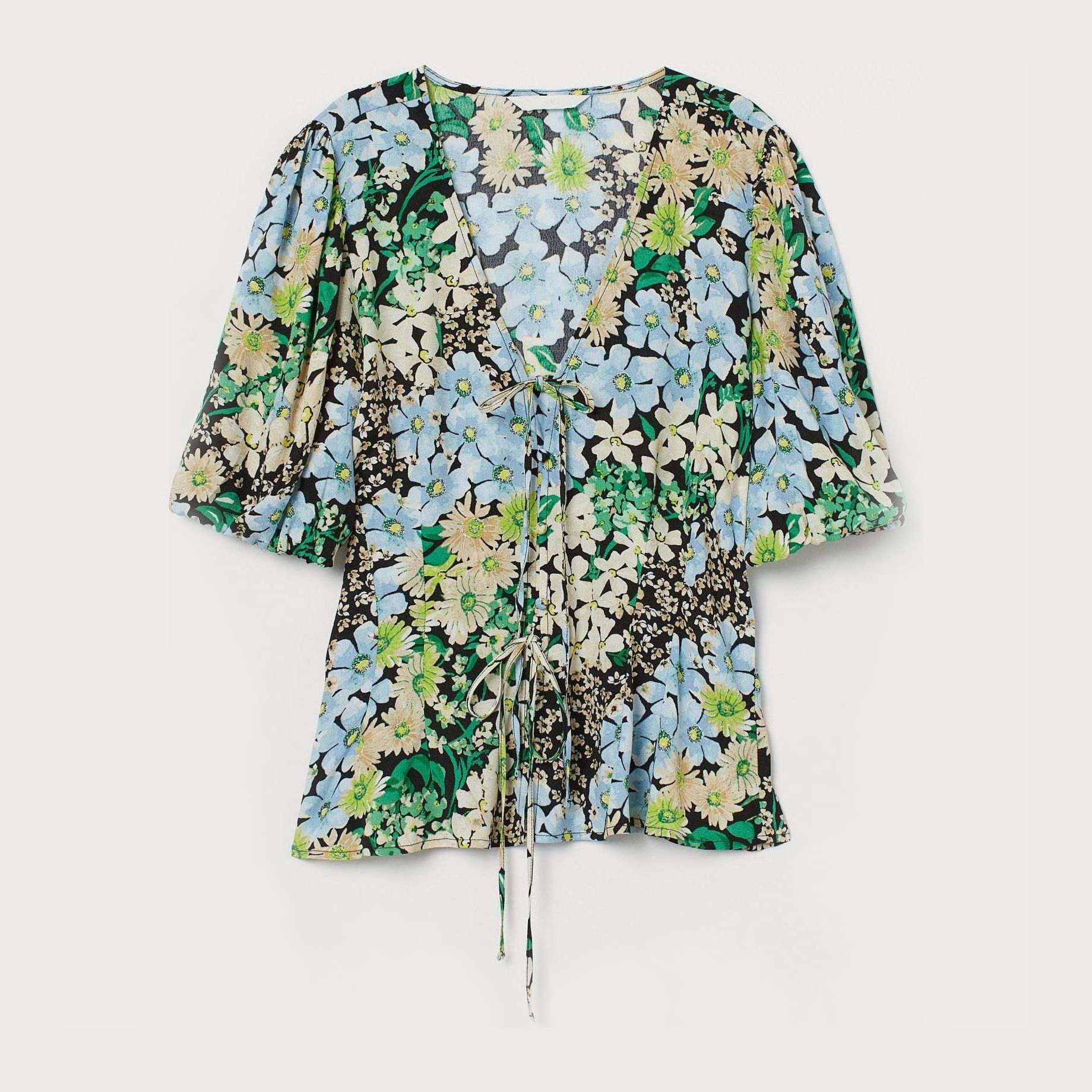 

Блузка H&M 18745885  Разноцветная, Блузка H&M 18745885 36 Разноцветная