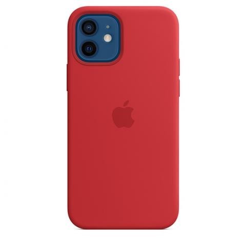 

Чехол Без бренда Silicone Case with MagSafe для iPhone 12 Mini Red