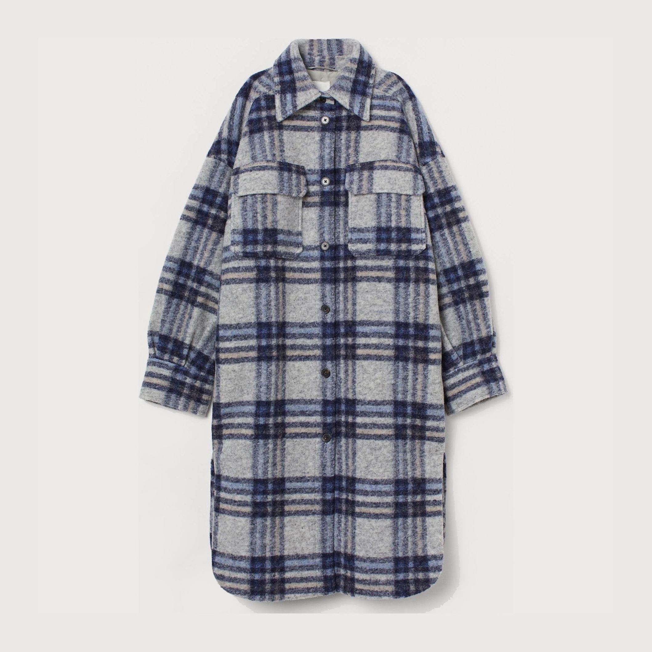 

Пальто H&M 69889281 L Синее