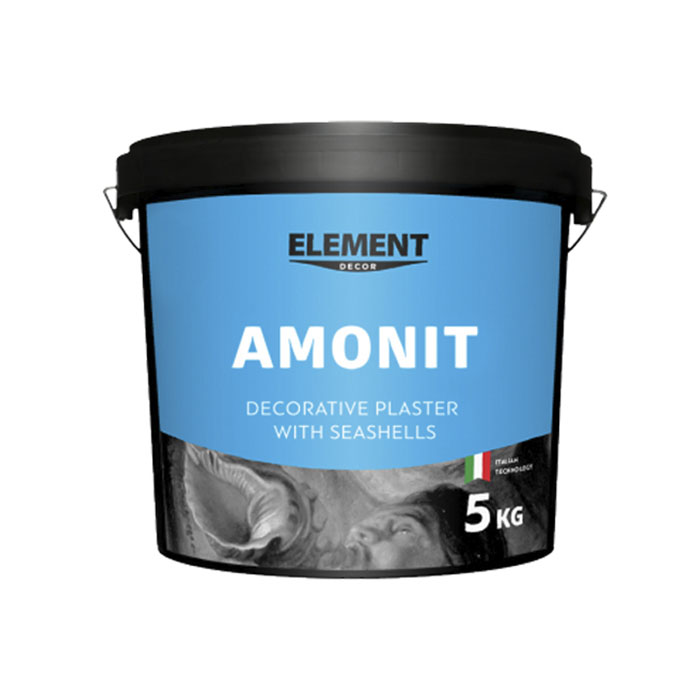 

Декоративна штукатурка Element Decor AMONIT з морськими мушлями (15 кг)