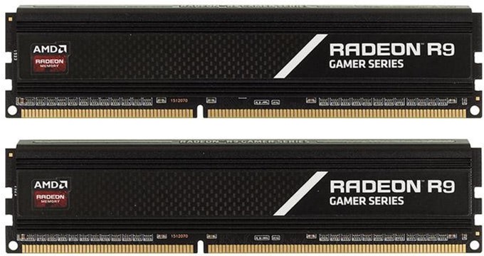 

Память DDR4 8Gb x 2 (16Gb Kit), 3000 MHz, AMD Radeon R9 Gamer, Black, (R9S416G3000U2K)