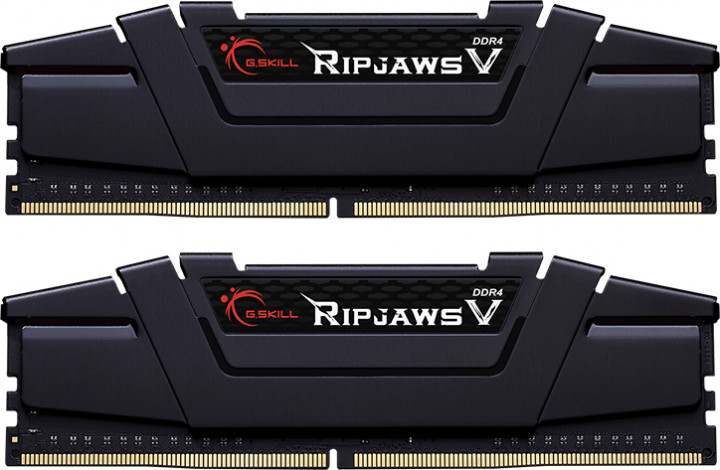 

Память DDR4 8Gb x 2 (16Gb Kit), 3600 MHz, G.Skill Ripjaws V, Black (F4-3600C18D-16GVK)