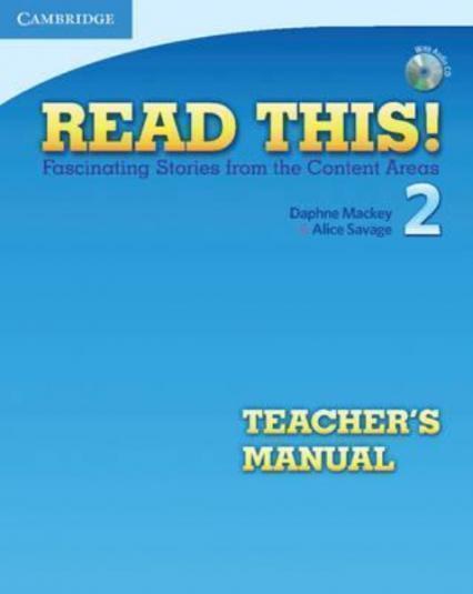 

Read This! 2 Teacher's Manual + CD 82266