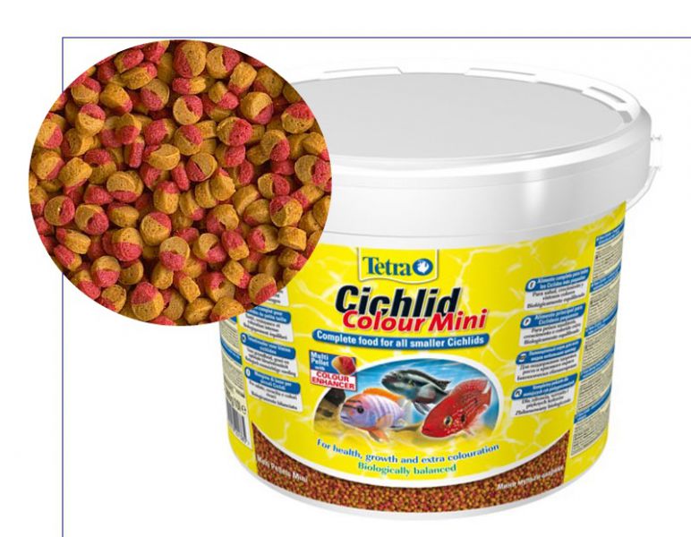 

Корм Tetra Cichlid Colour MINI гранулы 10 л / 3,6 кг