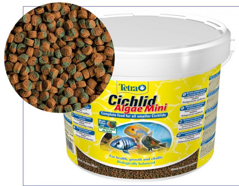 

Корм Tetra Cichlid Algae MINI гранулы 10л /3.9кг