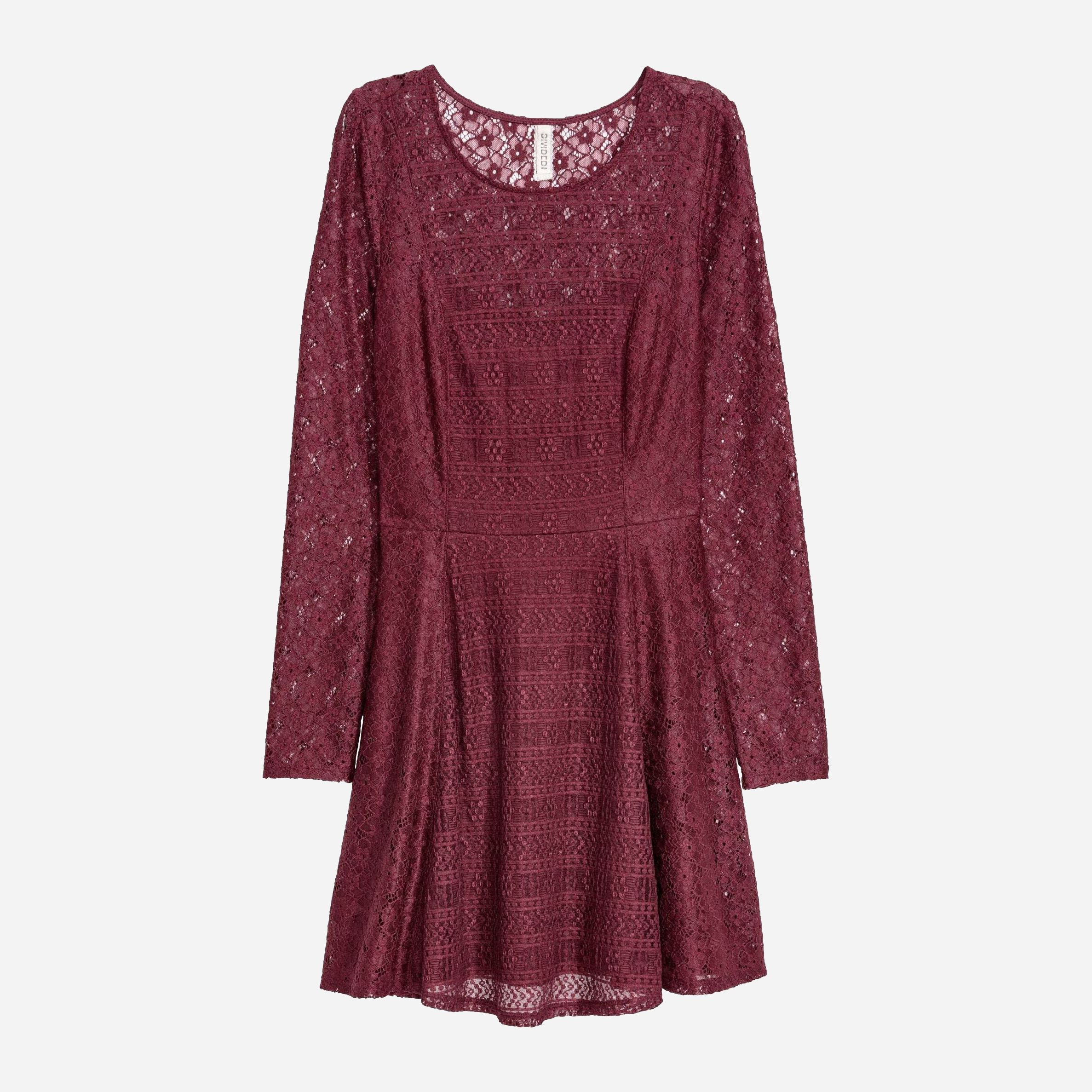 

Платье H&M 28379466  Бордовое, Платье H&M 28379466 38 Бордовое