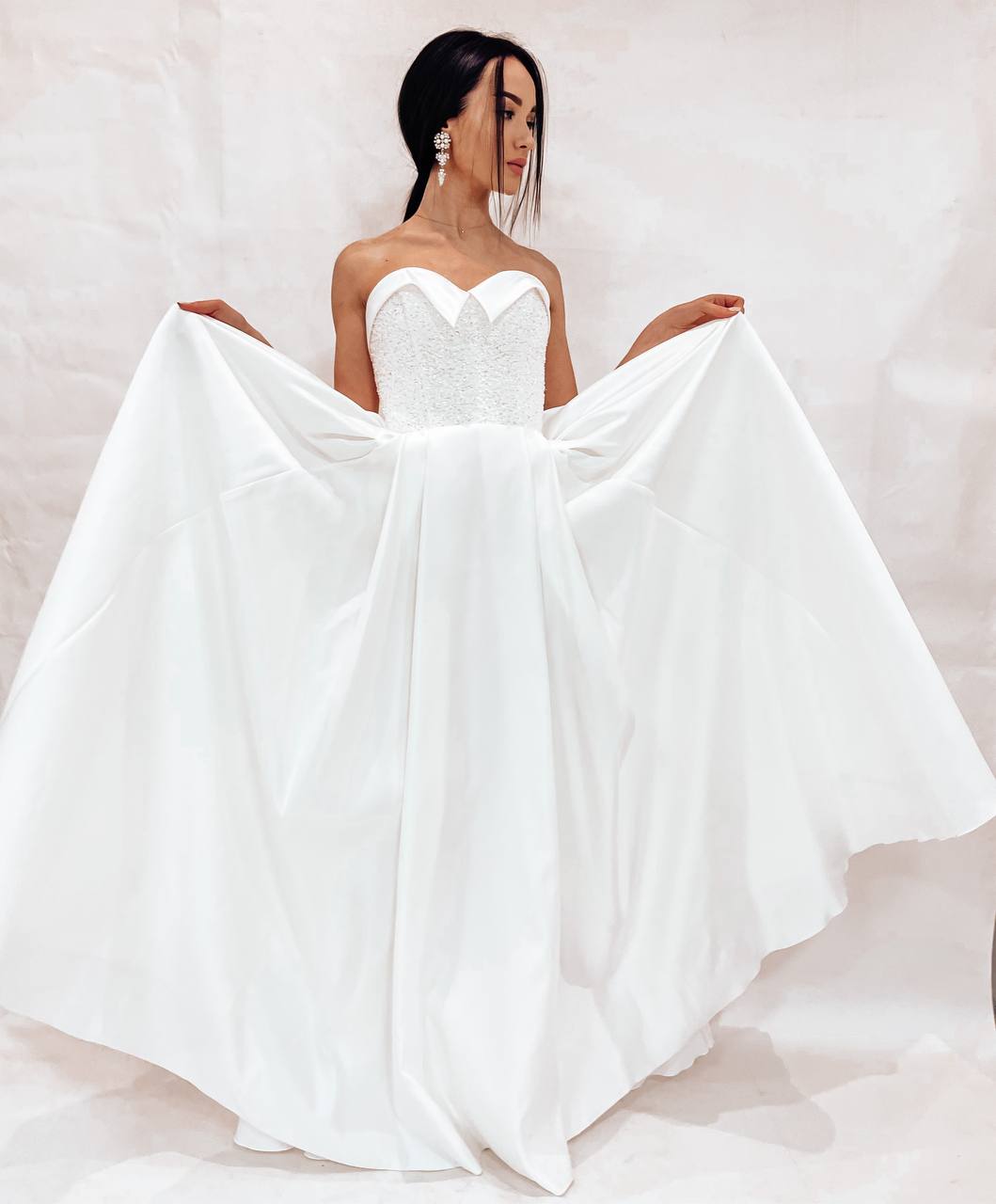

Свадебное платье ANGEL FASHION DRESS TALMA MAXI 44 молочный