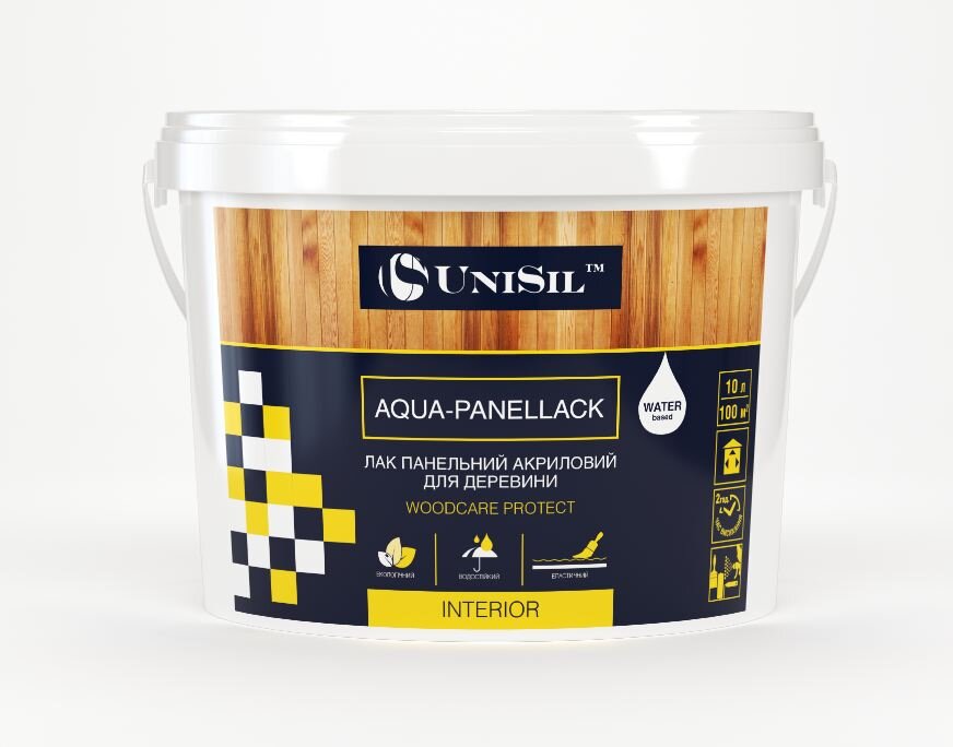 

Лак панельний Unisil Aqua-Panellack, 3 л, Шовковисто-матовий
