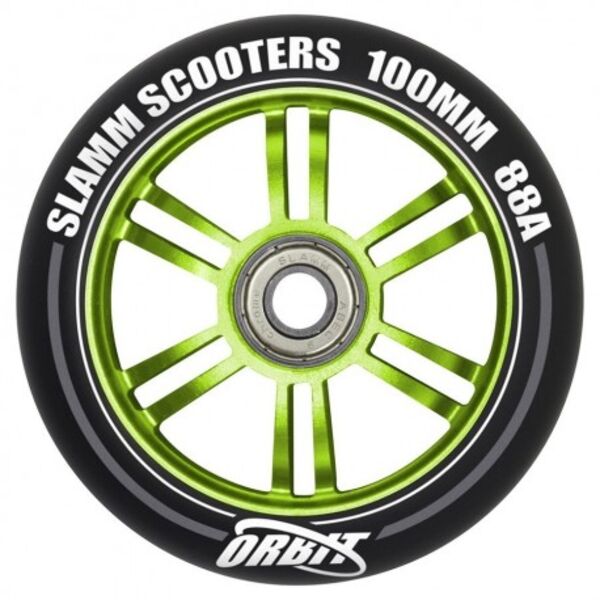 

Колесо 100 мм для трюковий самокатів Slamm Orbit зелене