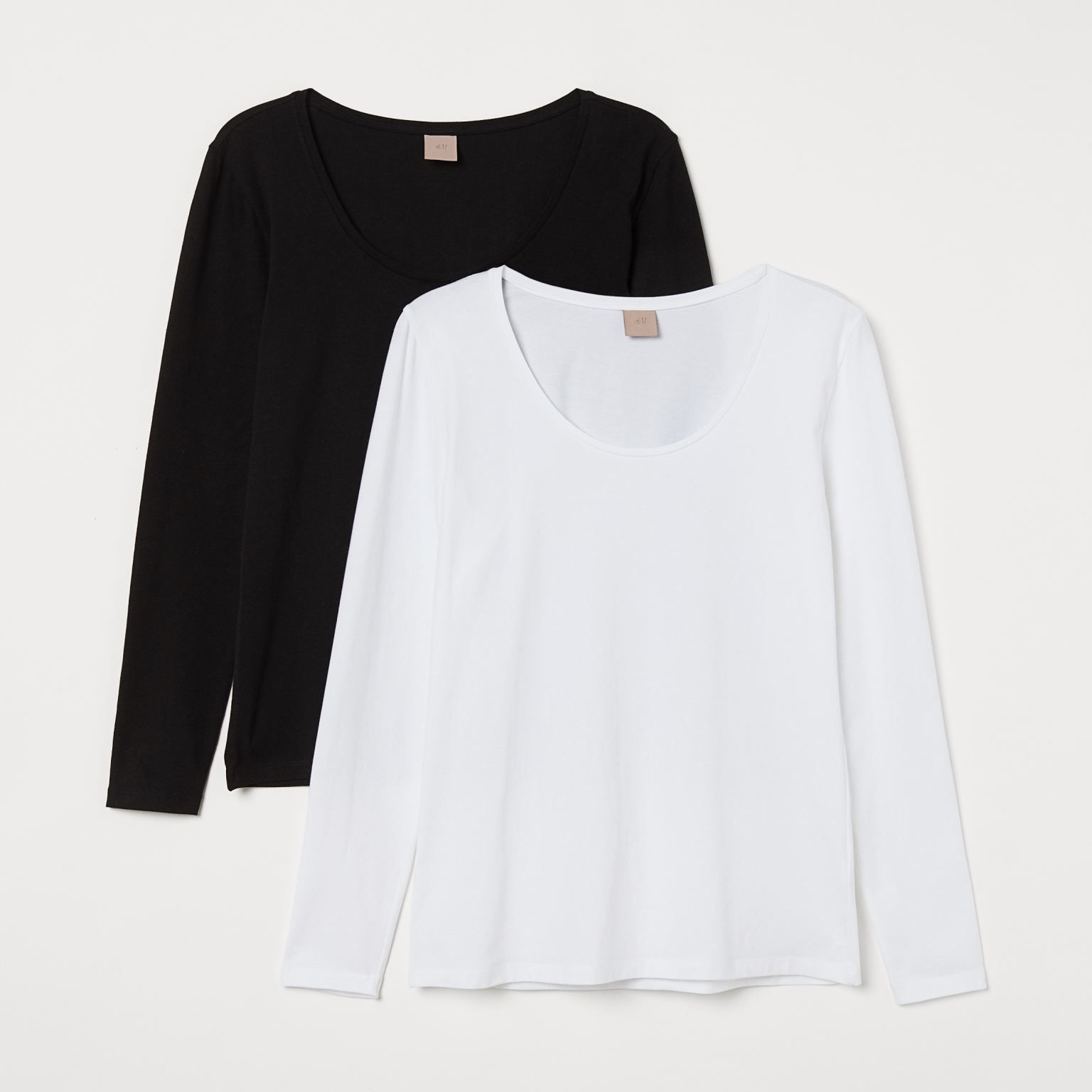

Лонгслив H&M 09819704 XL 2 шт Черный
