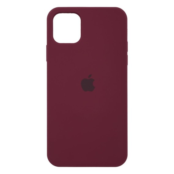 

Чехол MagSafe Silicone Case для Apple iPhone 11 Pro Max (Бордовый)