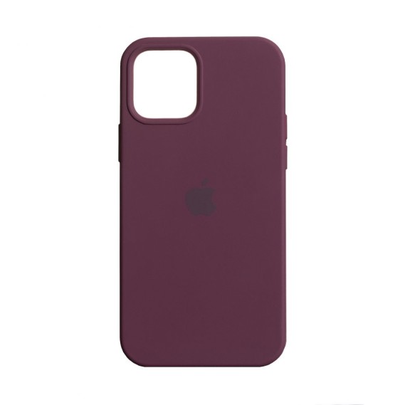 

Чехол MagSafe Silicone Case для Apple iPhone 12 / 12 Pro (Бордовый)