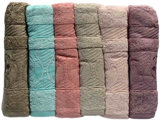 

Набор махровых полотенец Miss Cotton Bamboo Celena 70х140 6 шт (ts-6001102)