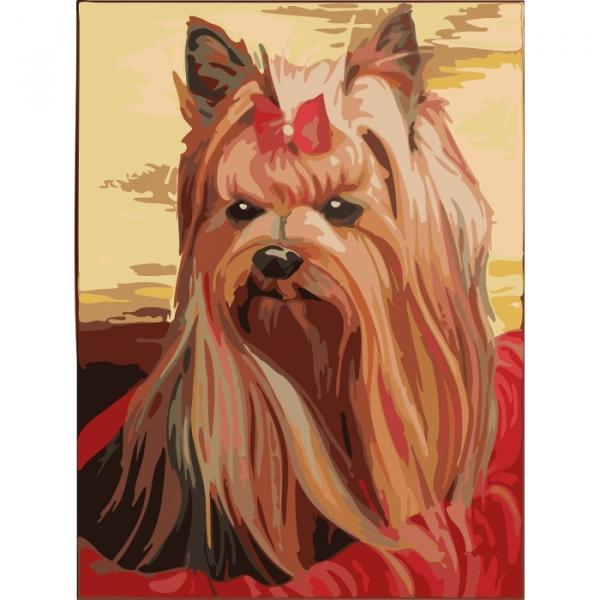 

Набір для розпису за номерами Идейка Тварини, птахи Милий друг 30х40см (КНО2454-mt)