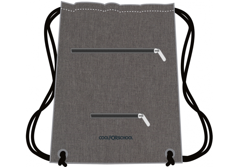 

Сумка для обуви Cool For School 47x35 см коричнево-черная (CF85759-30)