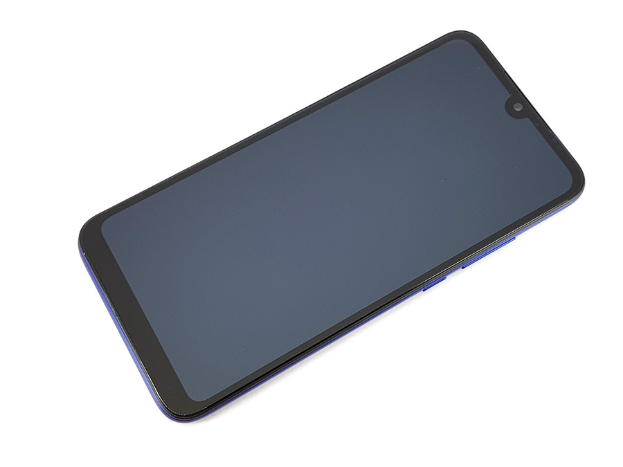 

Дисплей Xiaomi Redmi 7 с сенсором черный + рамка синяя High Copy