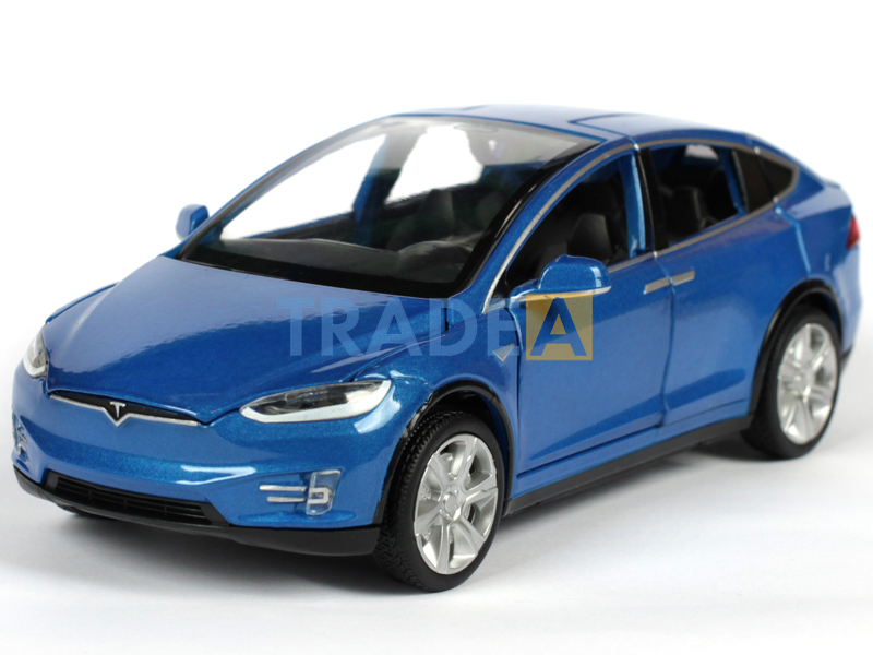 

Машинка Автосвіт AS2834 Tesla Model X 90D 1:32 синяя