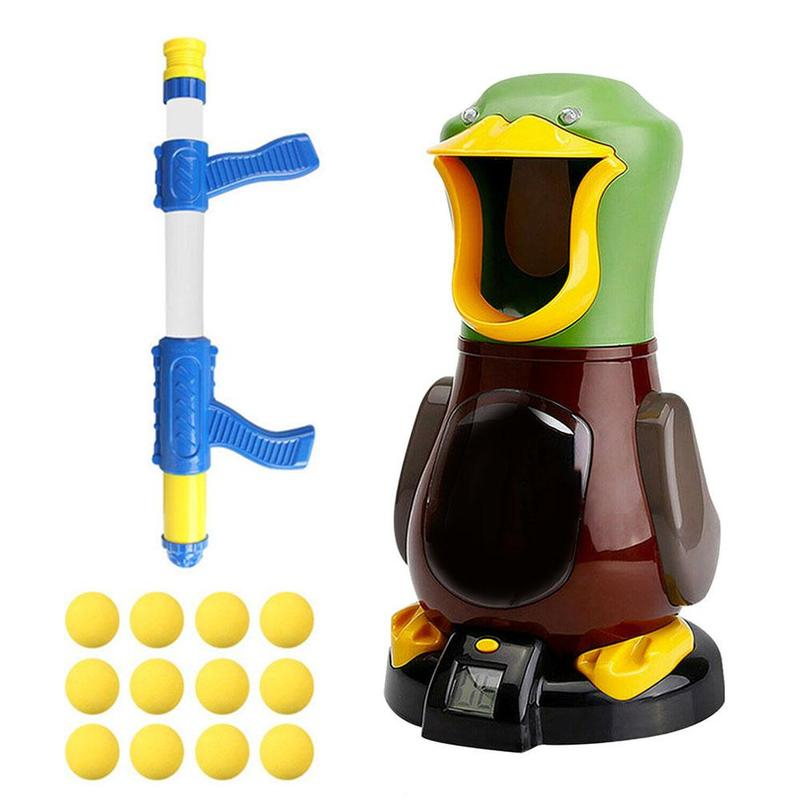 

Пистолет с мишенью уткой и мягкими пулями, детский Hit me Duck Fun 1688А
