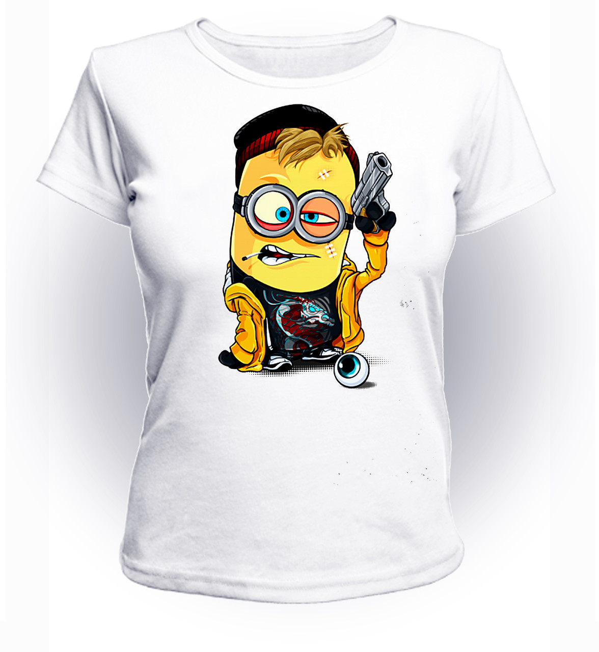 

Футболка GeekLand Миньоны Гадкий я Despicable Me gun DM.01.007 (FU21DM.01.007/girl-98)