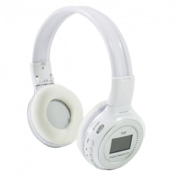 

Беспроводные Bluetooth наушники Wireless N65 Stereo Белые