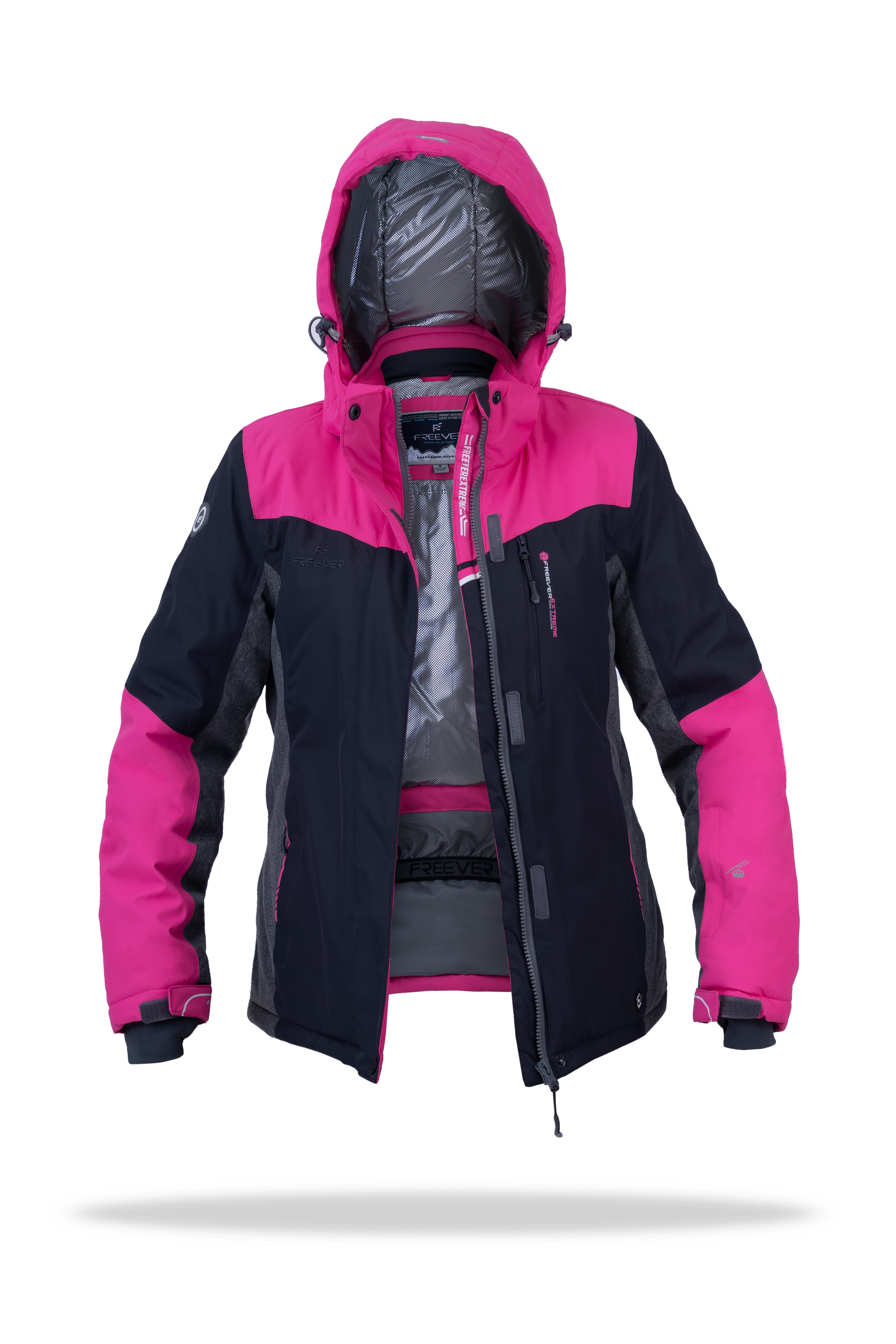 

Горнолыжная куртка женская Freever GF 11622 розовая S