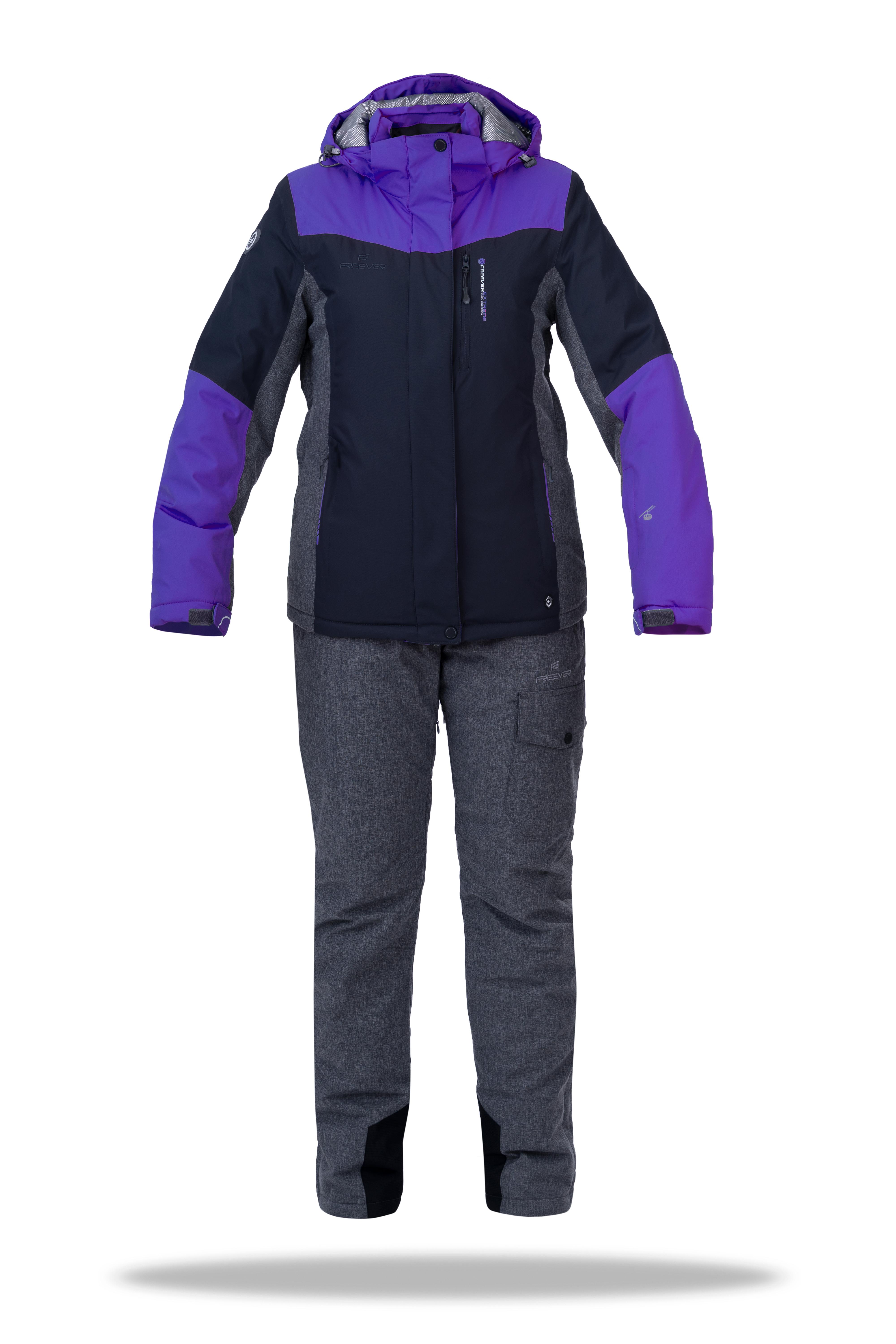 

Женский лыжный костюм FREEVER 11622-822K фиолетовый L