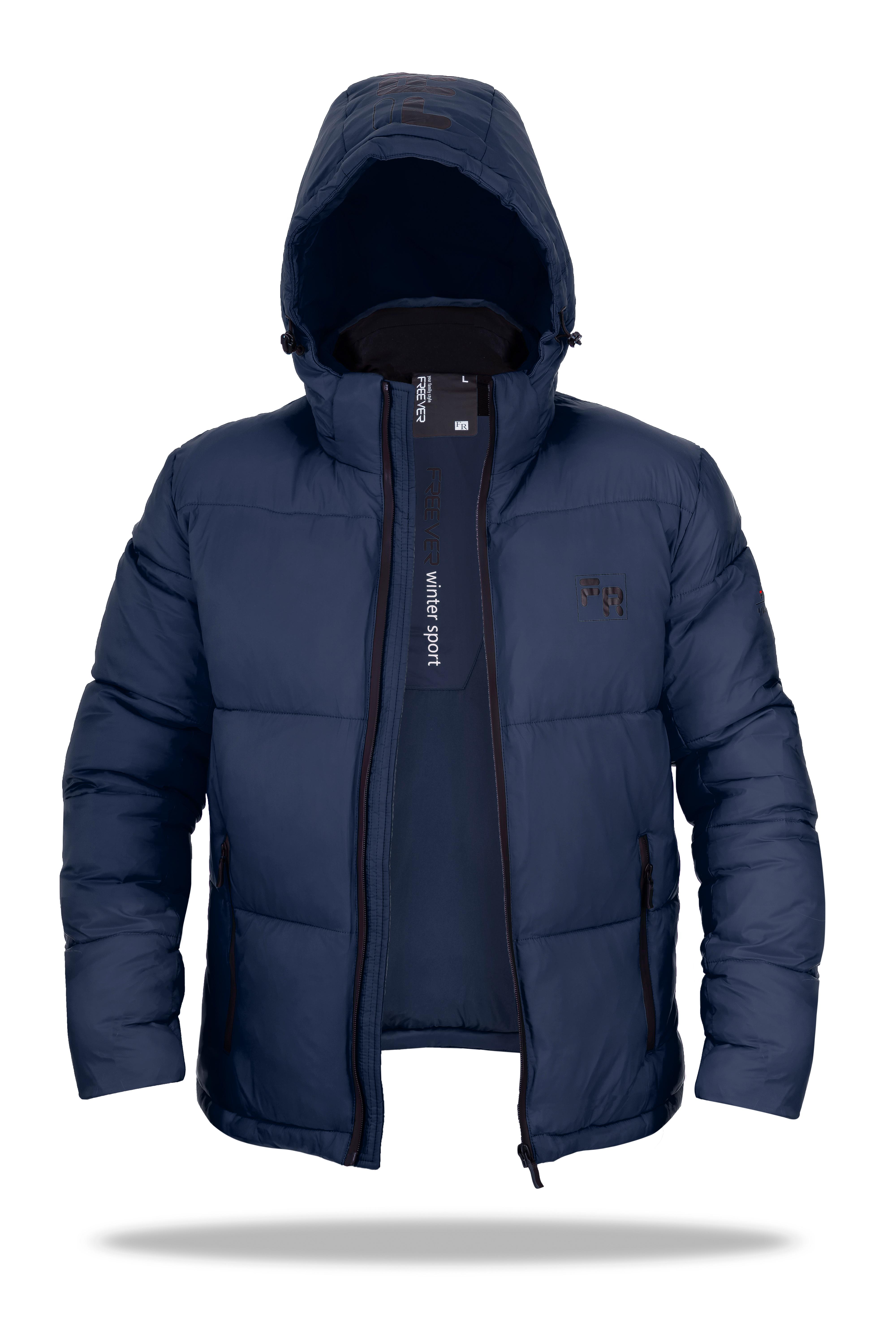 

Зимняя куртка мужская Freever SF 21708 темно-синяя 2XL
