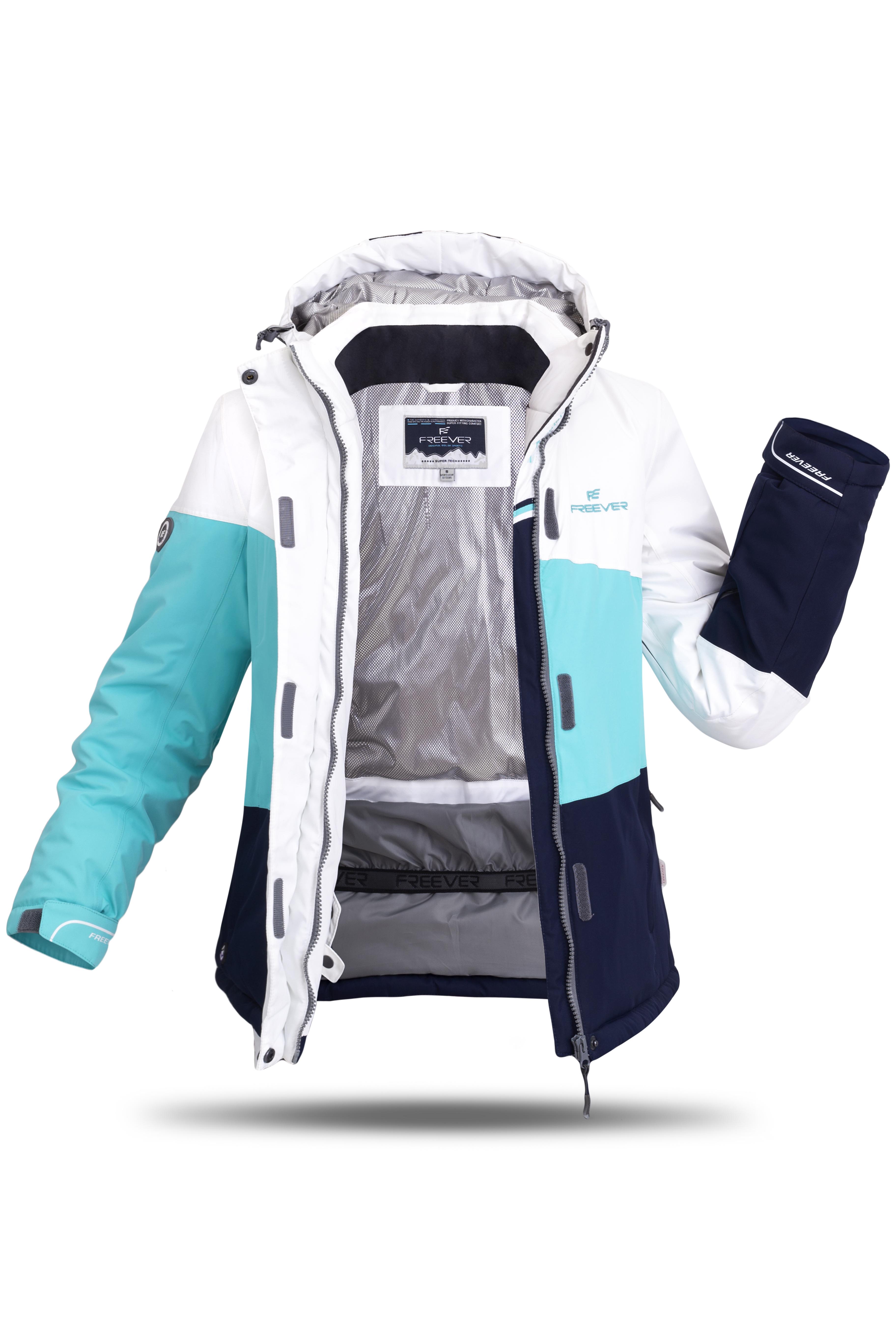 

Горнолыжная куртка женская Freever GF 11621 бирюзовая S