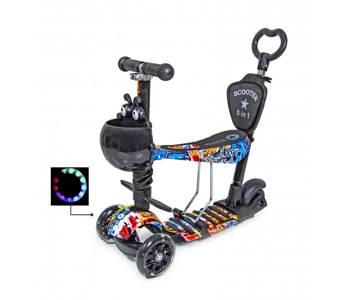 

Детский самокат Scooter Graffiti 5 in1