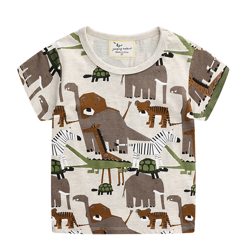 

Футболка детская Animals for a walk Jumping Meters (92 / 2 года ) Бежевый
