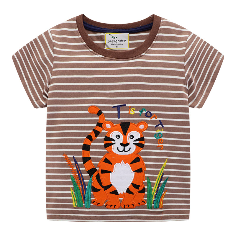 

Футболка дитяча Tis for Tiger Jumping Meters (128 / 7 років) Коричневий