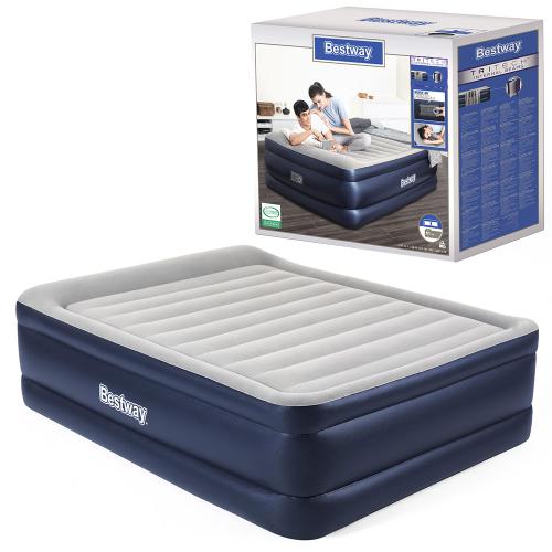 

Двоспальне надувне ліжко Bestway 67690 з електронасосом, 203х152х61см