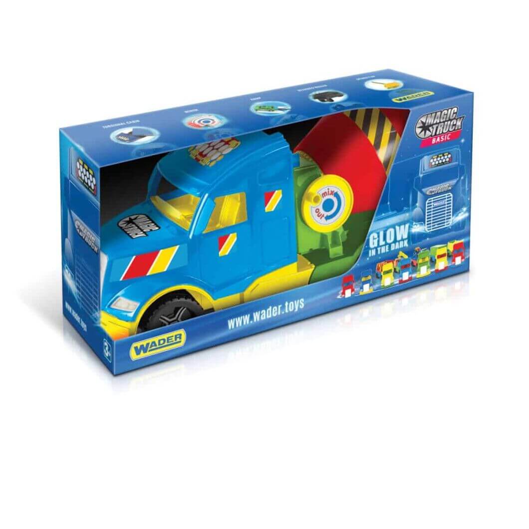 

Машинка Wader Magic truck basic Бетономішалка (36340)