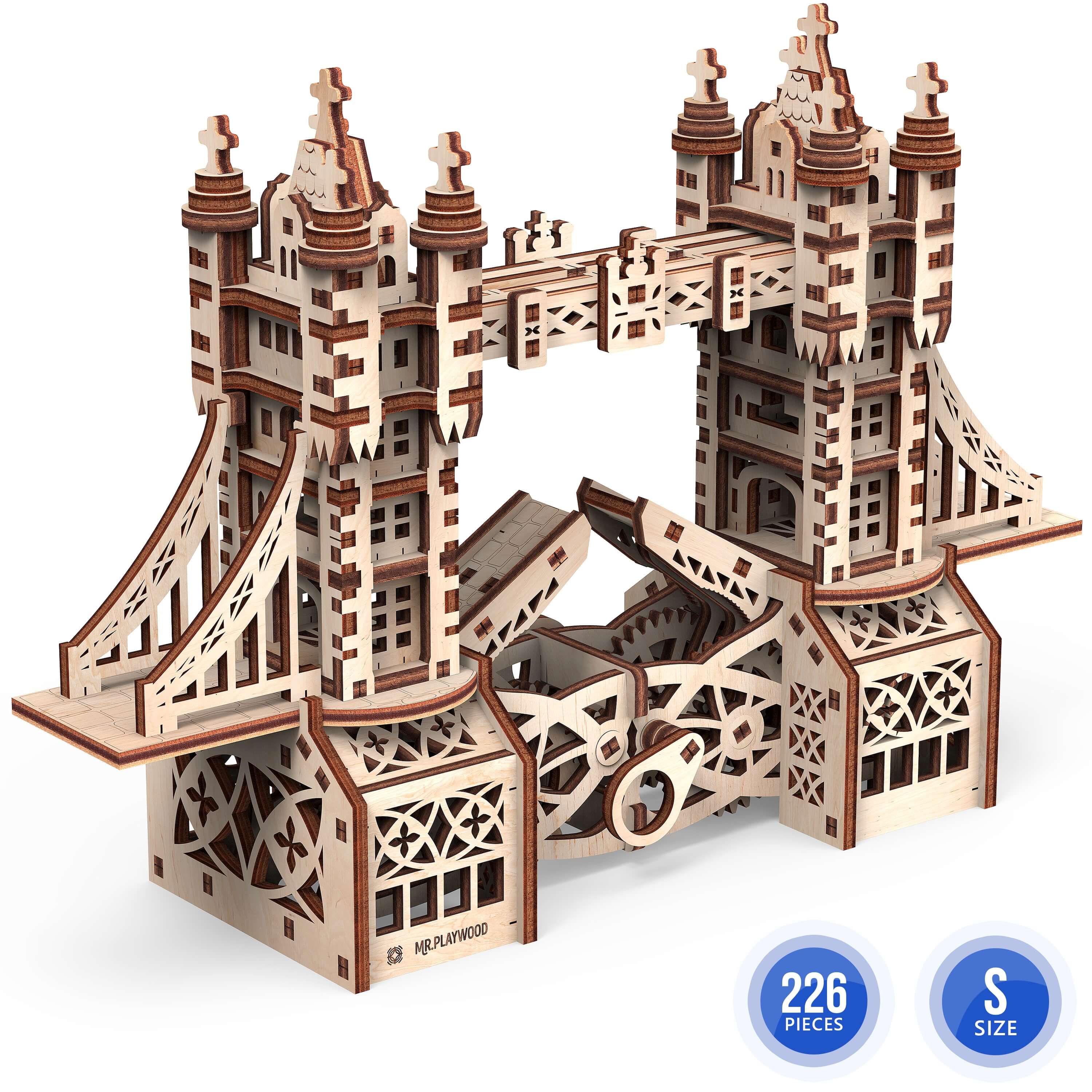 

3D Пазл Mr.Playwood Тауерський міст S 226 елементів (10402)