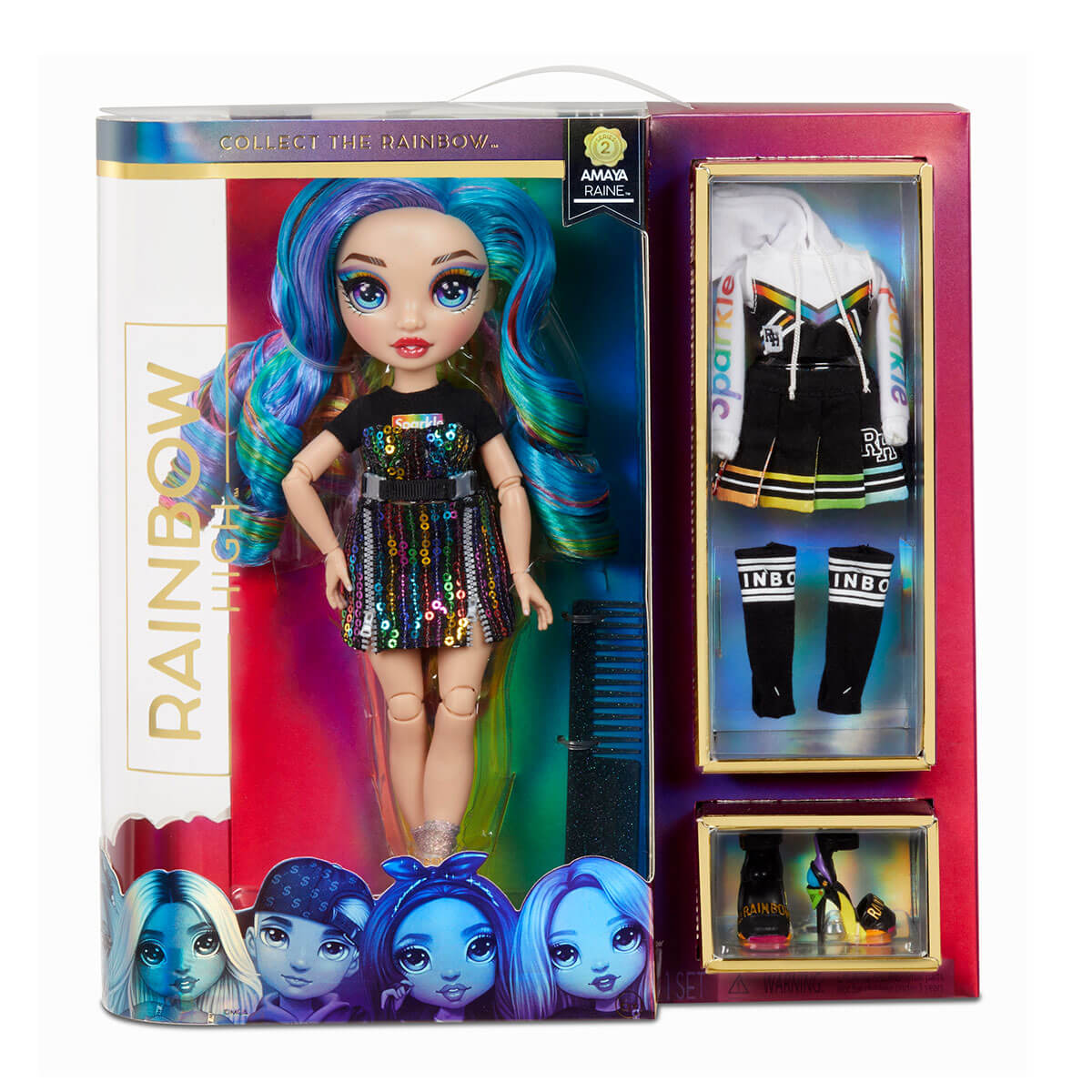 

Лялька Rainbow High S2 Амая Реін з аксесуарами (572138)