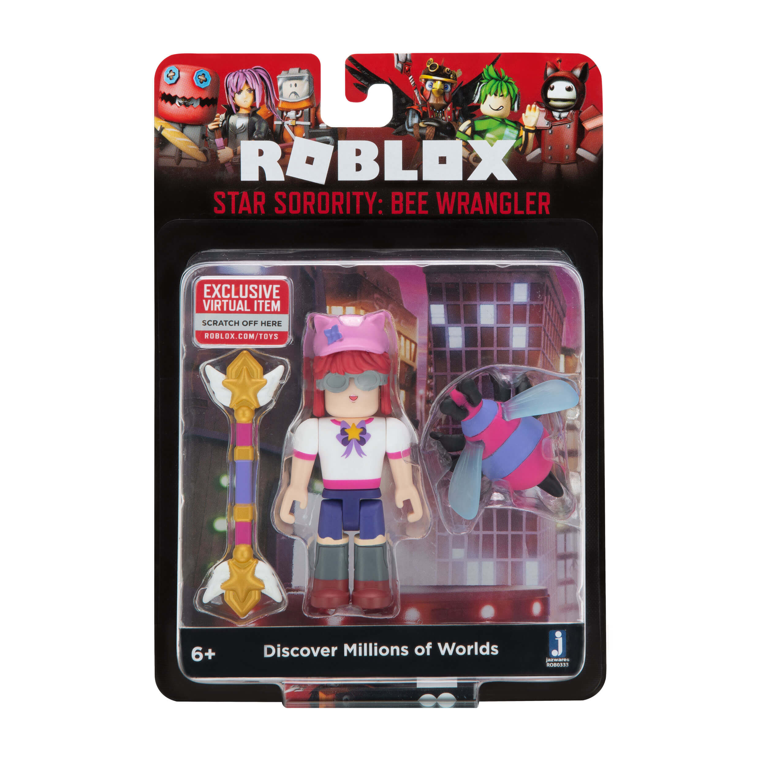 

Ігрова колекційна фігурка Jazwares Roblox Core Figures Star Sorority Bee Wrangler W8 (ROB0333)