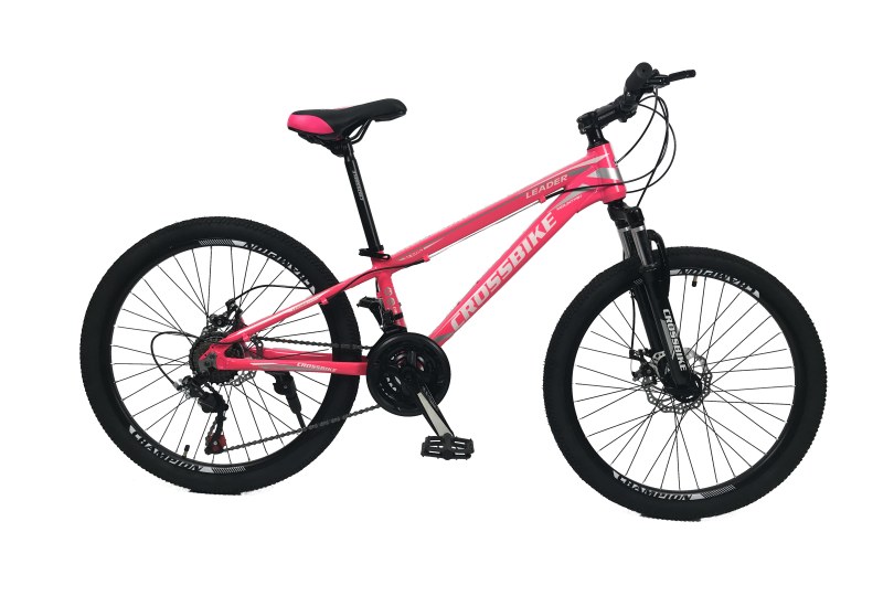 

Велосипед CrossBike Leader 24" 12" Розовый