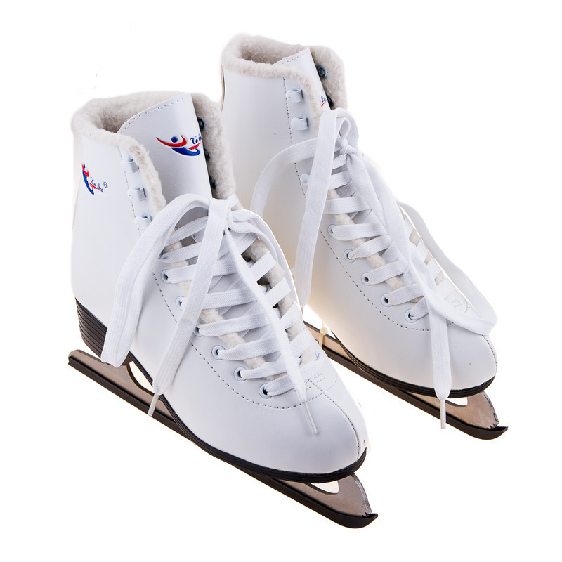 

Коньки фигурные, белые, PU, размер 40, ТК-082-40М