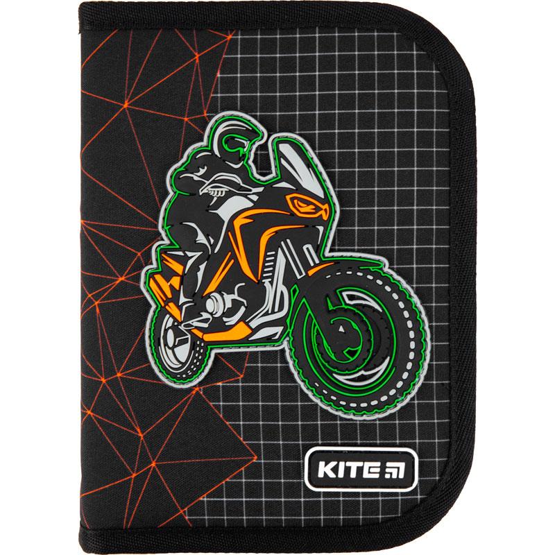 

Пенал-книжка Kite Motocross 19,5x13x3,7см 1 отд. 2 отв. (K21-622-2)