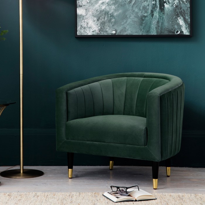 

Кресло Gallery Direct Serrano изумруд