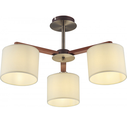 

Потолочный светильник INL-9369C-03 Antique brass & Walnut