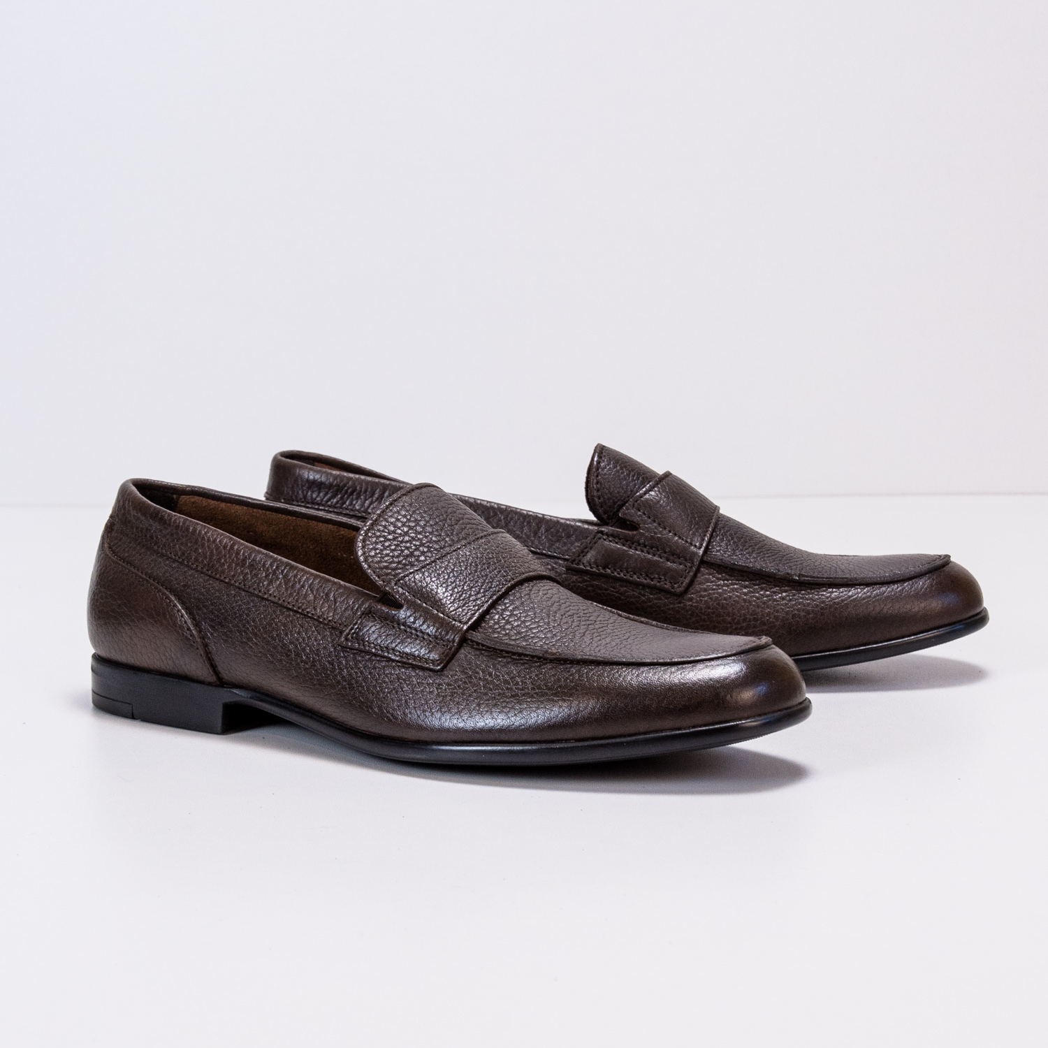 

Лоферы a.testoni DFM47382SSG brown 41