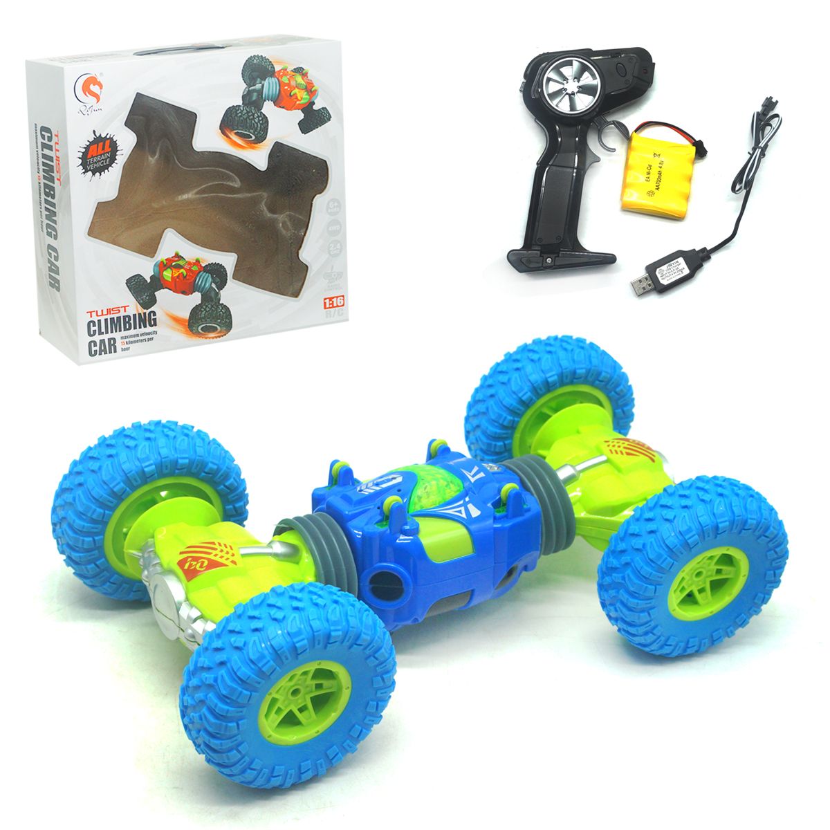 

Трюковый вездеход Climbing car голубой MiC (1824-6) (158301)