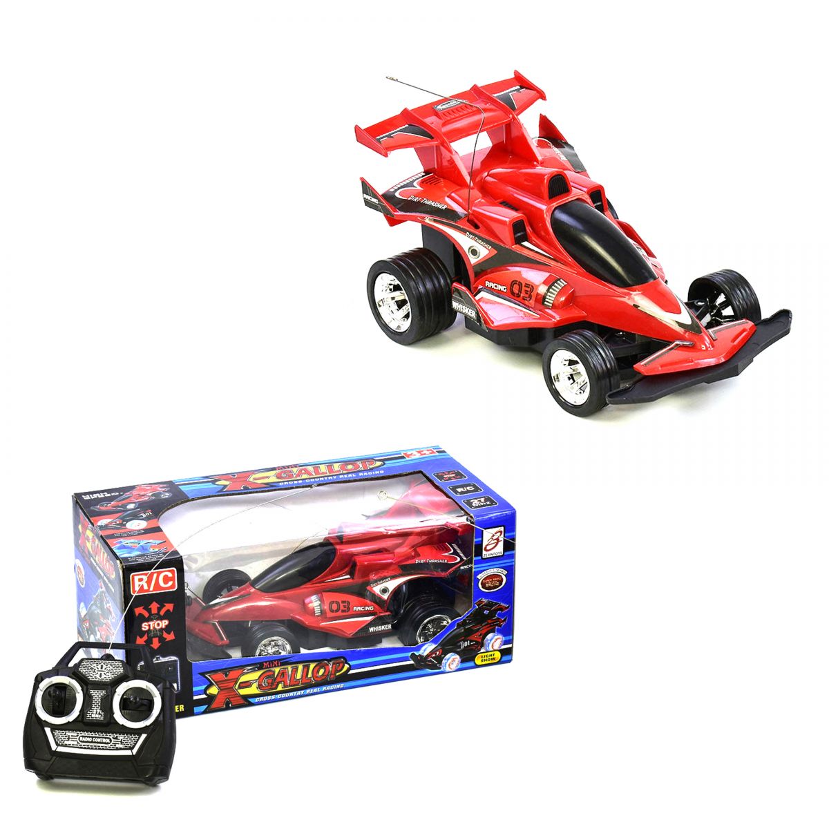 

Машина на радиоуправлении Гоночный болид красная ZEJINTOYS (ZJ23053) (100509)