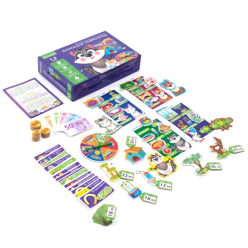 

Игра настольная Домашние питомцы укр Vladi Toys (VT2312-07) (158068)
