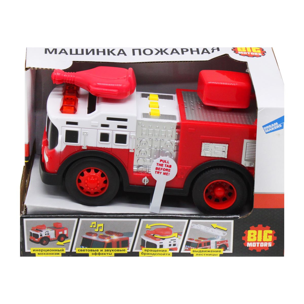 

Машинка пластиковая Пожарная вид 1 MiC (2018-1AB) (158761)