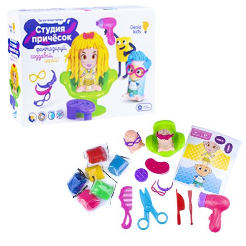 

Игровой набор для лепки Студия причесок Genio kids (TA1085) (157773)