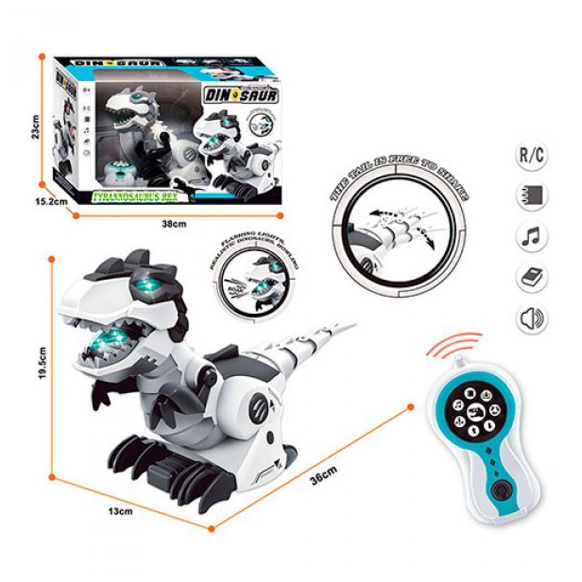 

Интерактивная игрушка Динозавр MiC (128A-21) (157339)