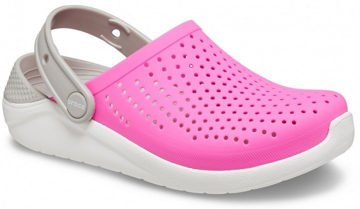 

Сабо Crocs Kids LiteRide Clog 205964-6QR-C11 28 Розовый