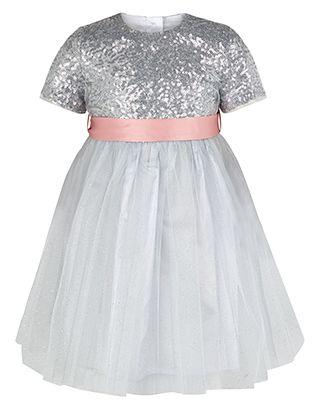 

Платье детское праздничное нарядное Monsoon Silver (размер 80 см (12-18 мес)